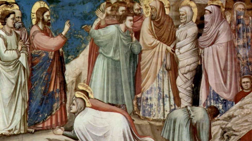 The Raising of Lazarus by Giotto