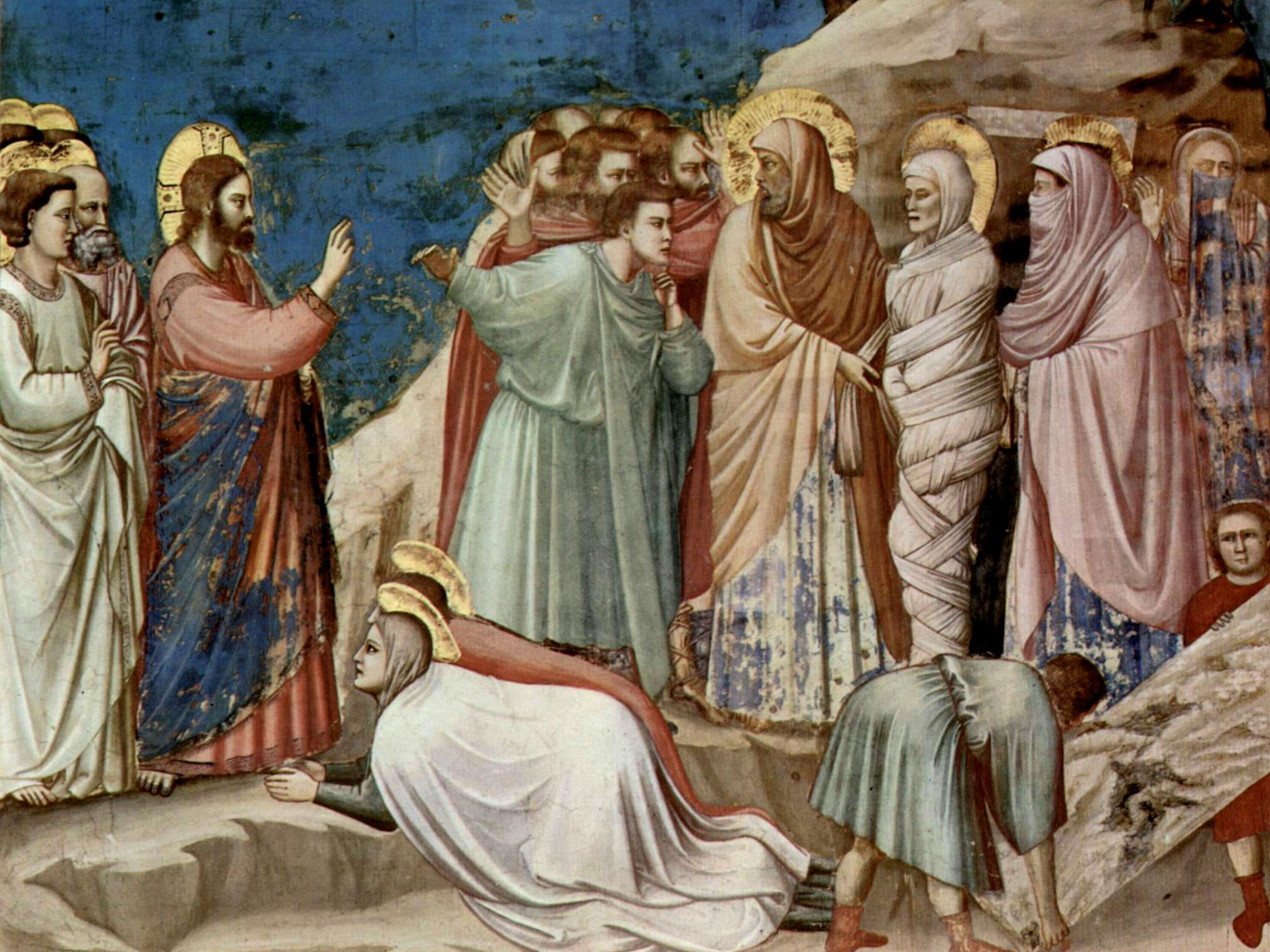 The Raising of Lazarus by Giotto