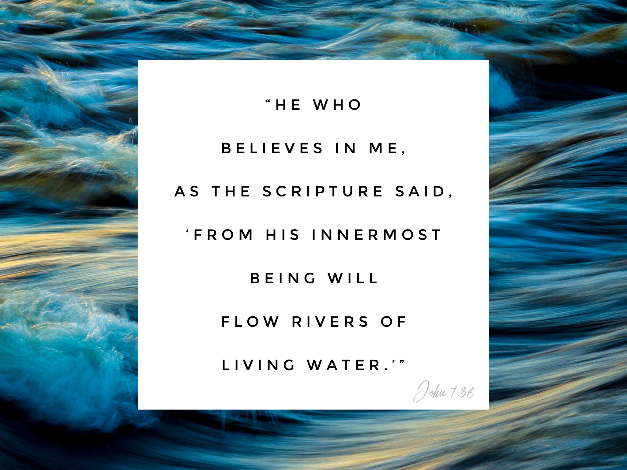 Living Water - John 7