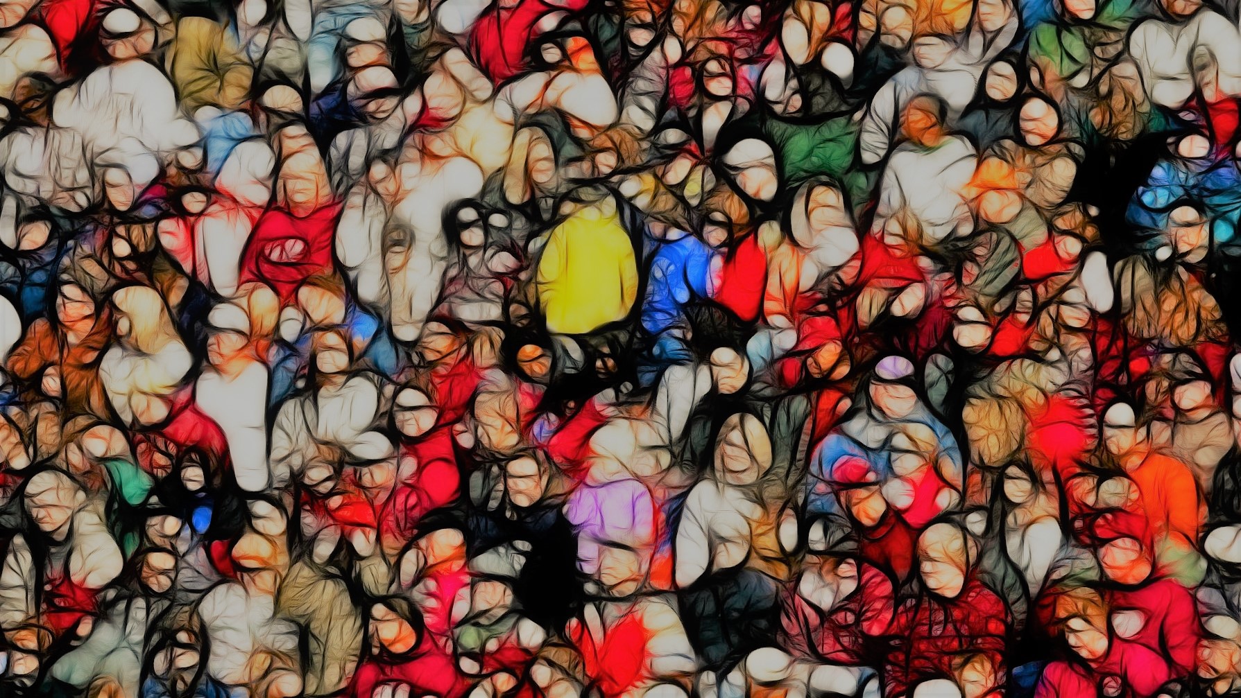 Abstract Crowd